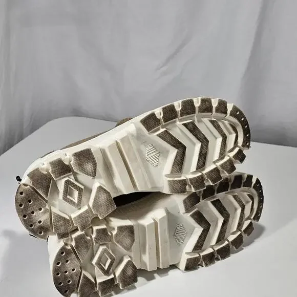 Palladium Revolt LO TX Olive Womens Size 8.5 - 40 Casual Platform Boot - Picture 7 of 10